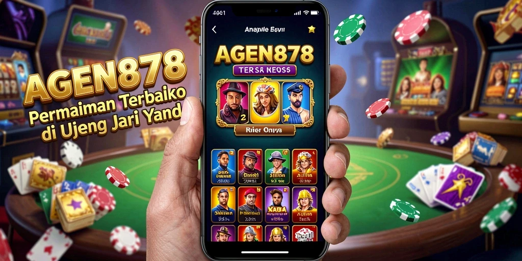Tampilan utama AGEN878 dengan keseruan permainan kasino.