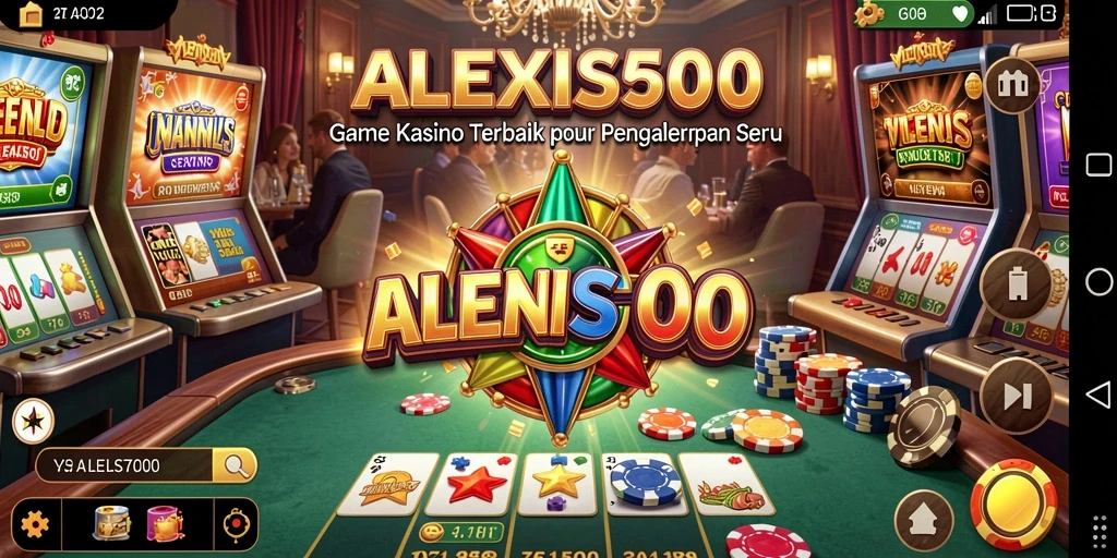 Gameplay seru ALEXIS500 dengan fitur Kasino yang menarik.