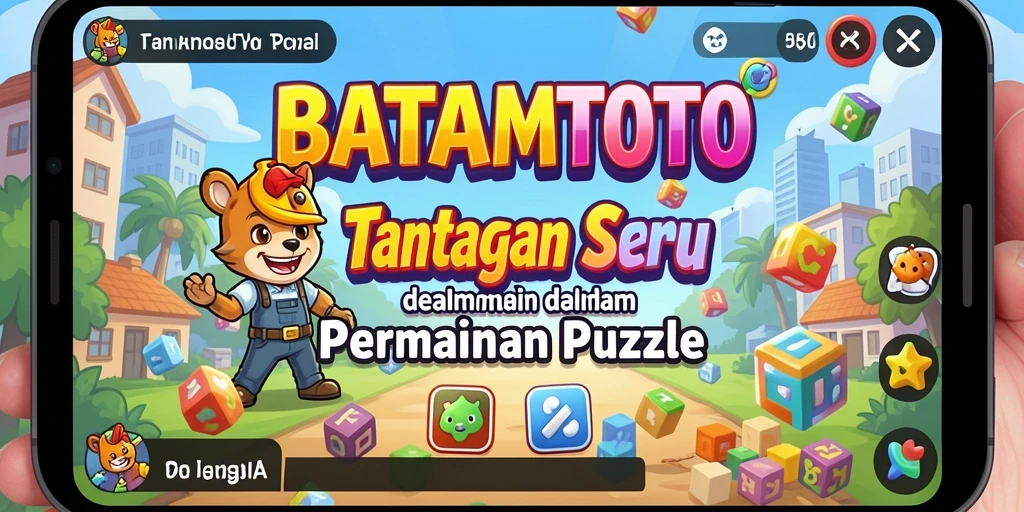 Screenshot dari gameplay seru BATAMTOTO dengan tantangan Puzzle.