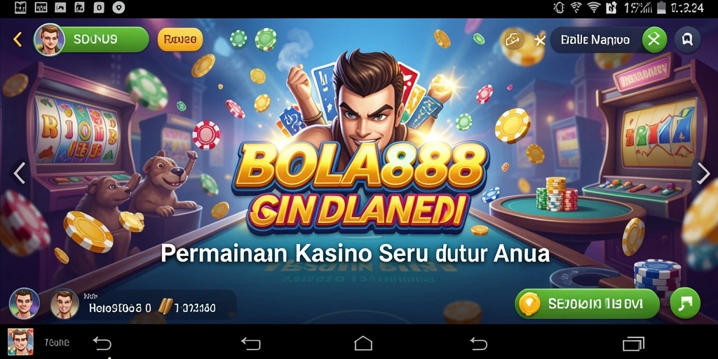 Gameplay menarik dari BOLA88 dengan grafik kasino yang memukau.
