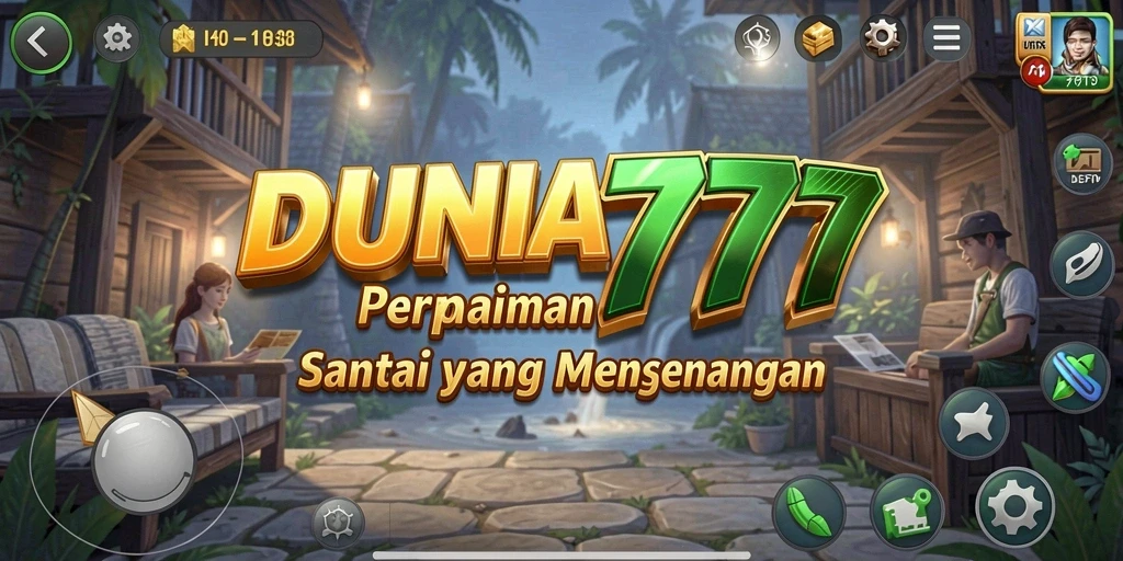 Tampilan gameplay menyenangkan yang memikat dalam DUNIA777.