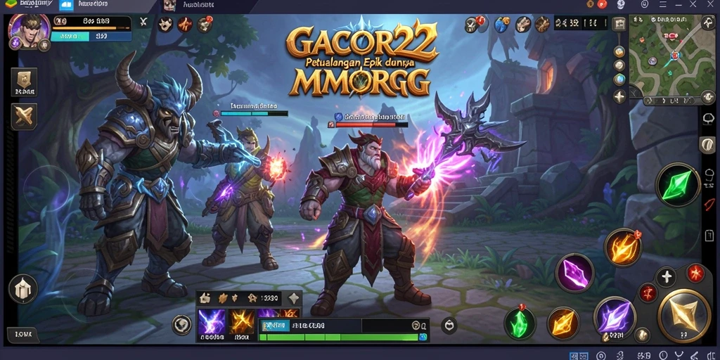 Tangkapan layar GACOR22 menampilkan aksi petualangan multiplayer yang seru.