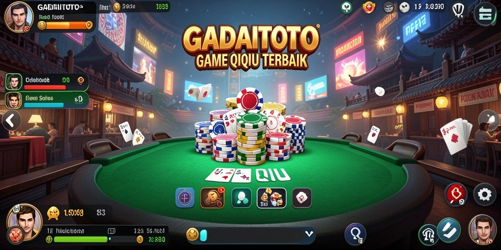 Screenshot GADAITOTO menampilkan gameplay QiuQiu yang seru.
