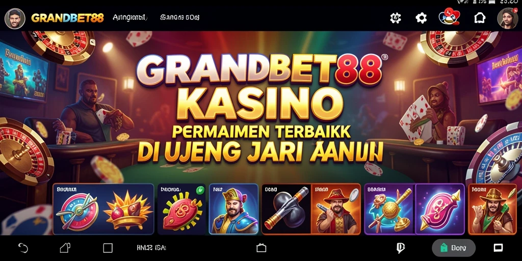 Tampilan gameplay menarik dari GRANDBET88 saat bermain Kasino.