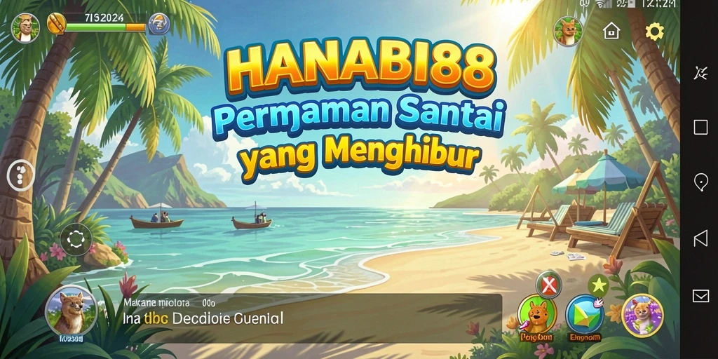 Menggambarkan gameplay asyik dari HANABI88 yang penuh warna.
