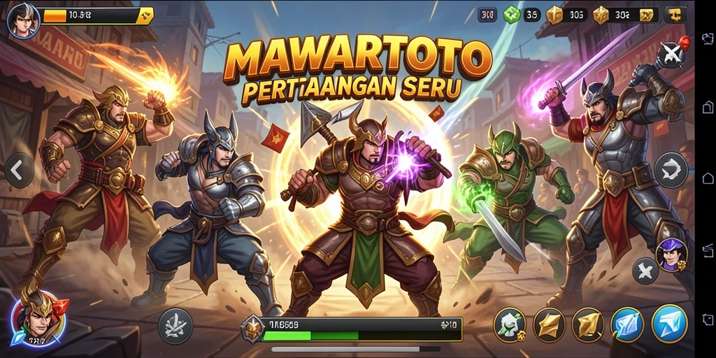 Tangkapan layar utama MAWARTOTO menampilkan aksi pertarungan seru yang mendebarkan.