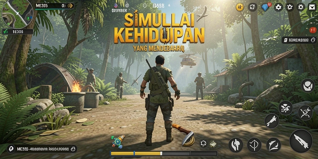 Tampilan gameplay ME355 yang menarik dan interaktif.