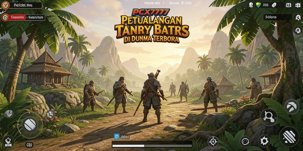 Screenshot utama PCX777 menampilkan gameplay eksploratif di dunia terbuka.