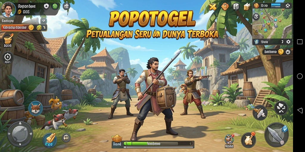 Tampilan gameplay luar biasa dari dunia luas di POPOTOGEL.