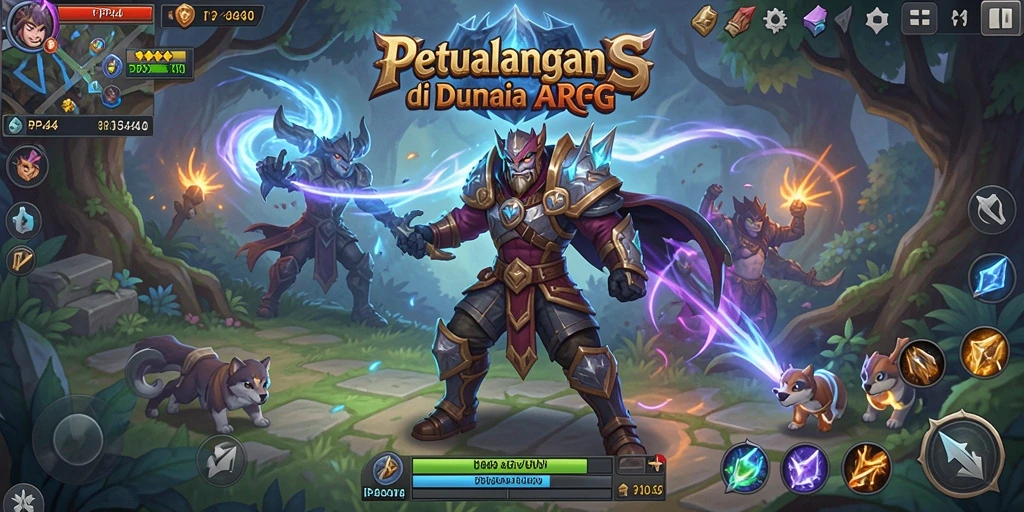 Tampilan gameplay PP444 dengan aksi seru di dunia ARPG.