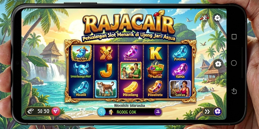 Screenshot gameplay RAJACAIR yang menunjukkan mesin slot terbaik.