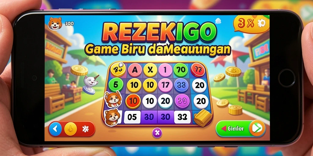 Tampilan antarmuka permainan Bingo yang menarik dari REZEKIGO.