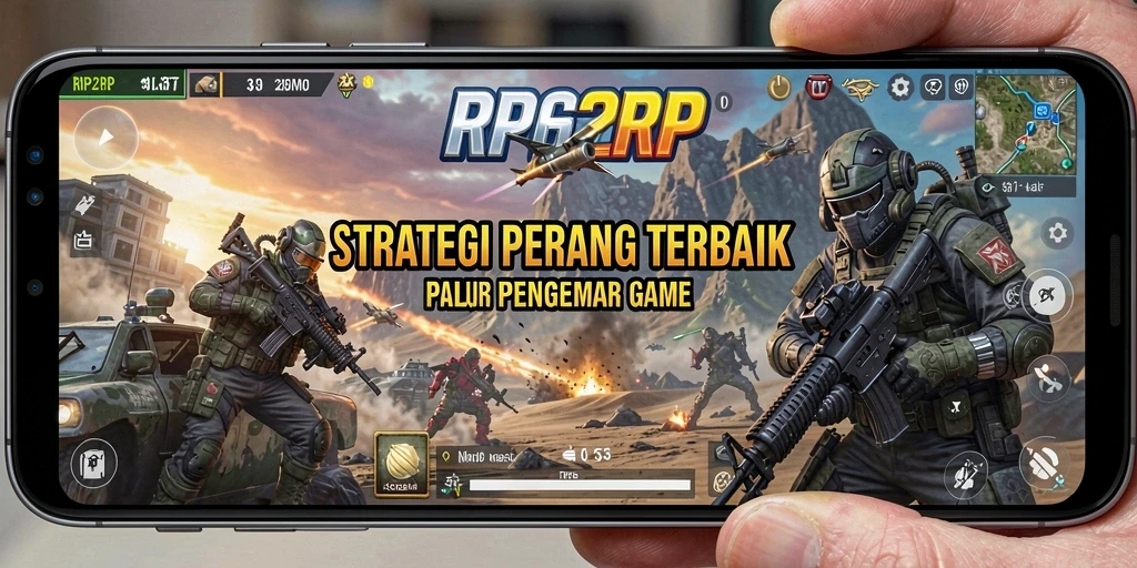 Tampilan gameplay strategis RP62RP yang menegangkan dan menarik.