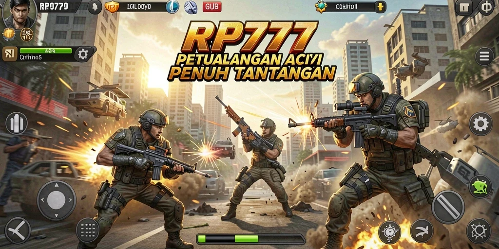 Tampilan menarik dari gameplay action di RP777.