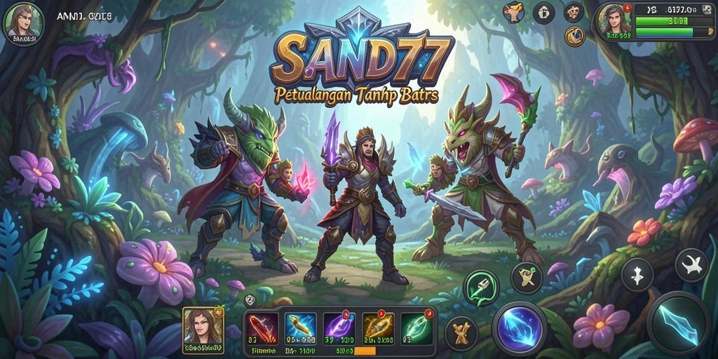 Gameplay SAND77 yang penuh petualangan dan eksplorasi mendebarkan.