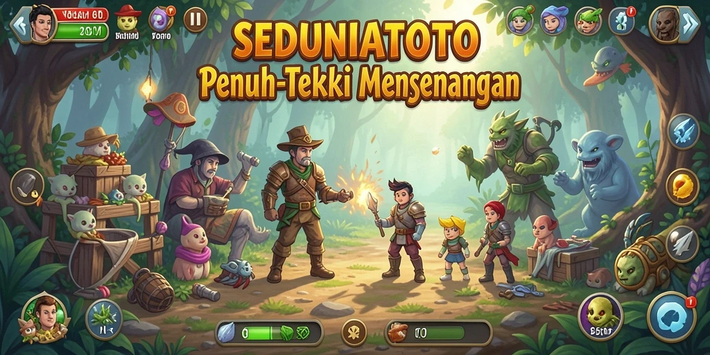 Screenshot gameplay SEDUNIATOTO menampilkan teka-teki yang menantang.