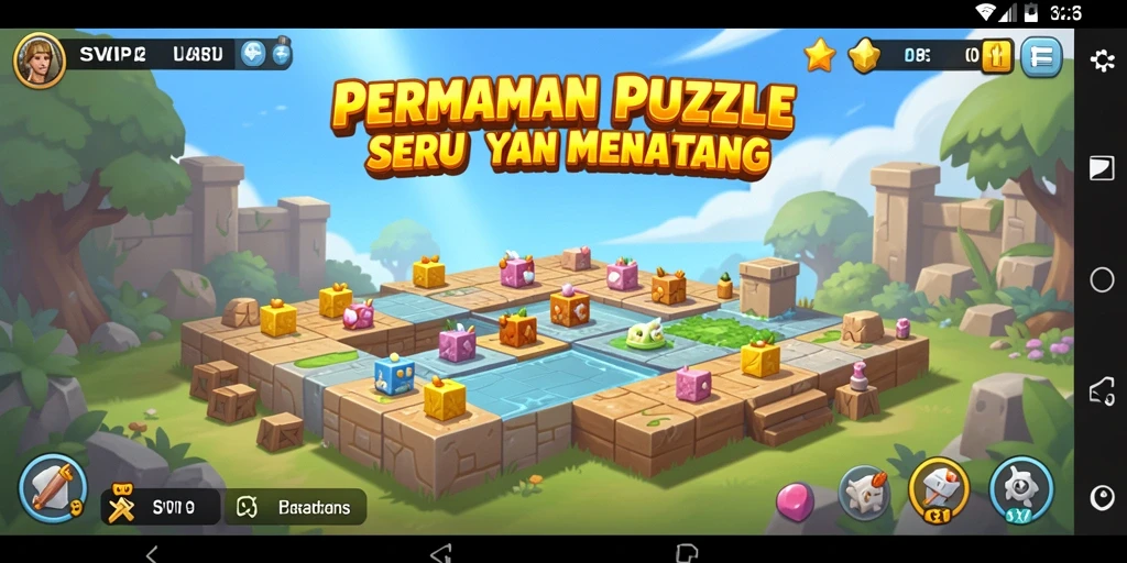 Screenshot gameplay SVIP2 menampilkan tantangan puzzle yang menarik.