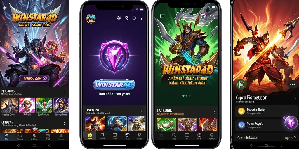 Tampilan antarmuka WINSTAR4D yang menarik dan mudah digunakan.
