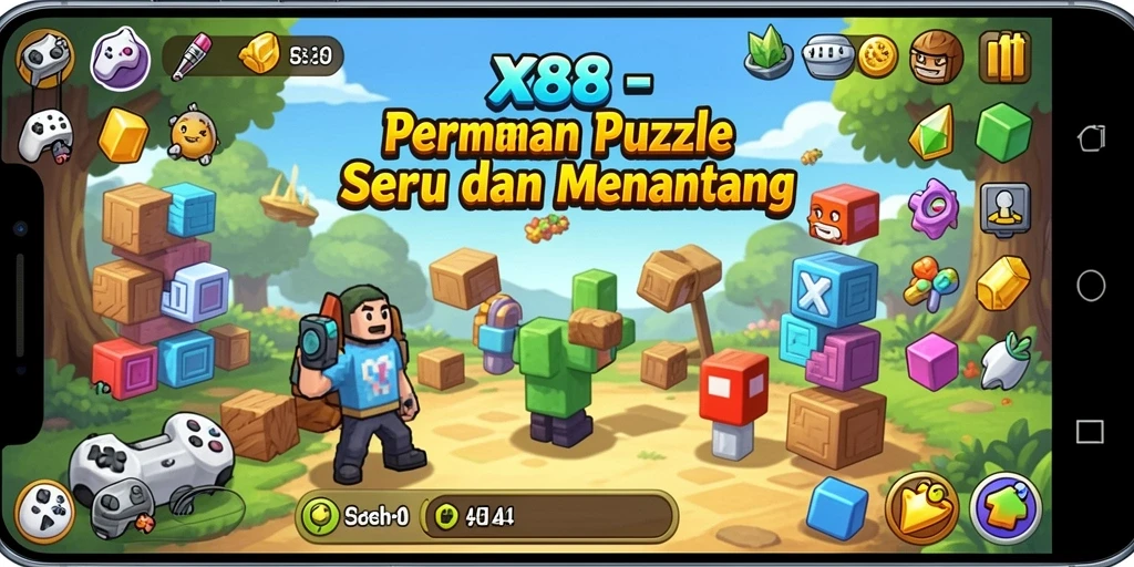 Tampilan gameplay yang menarik dan menantang di X88.